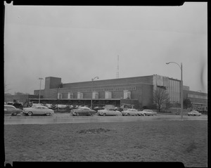 Exterior view of the new Boston Globe plant in Dorchester