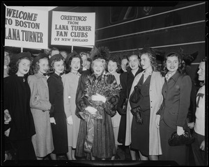 Lana Turner fan clubs welcome her to Boston