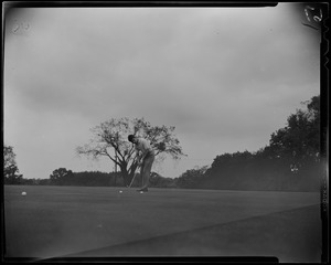 Prince Alexandre on the golf course