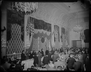 Reception for William Randolph Hearst Jr. on his visit to Boston at the Somerset Hotel