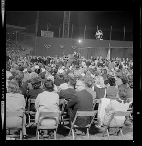 Crowd at Fenway Park waiting for Presidential nominee Sen. Barry Goldwater
