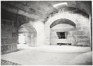 Ft. Independence, Castle Island, South Boston. Photo of interior after restoration