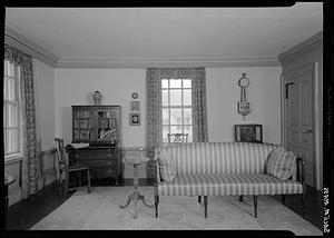 Peirce-Nichols House, Salem: interior, upstairs sitting room