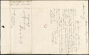 Archibald Jones to George Coffin, 2 May 1836