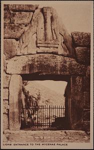 Lions' entrance to the Mycenae Palace