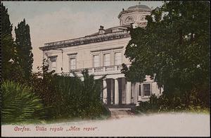 Corfou. Villa royale "Mon Repos"