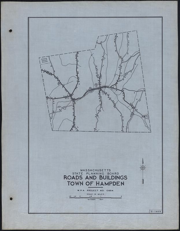 Roads and Buildings Town of Hampden Digital Commonwealth