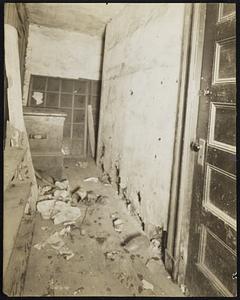 Hallway in tenement cellar