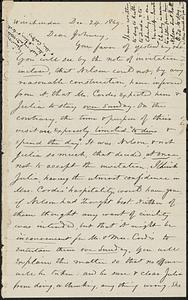 Letter from Zadoc Long to John D. Long, December 24, 1869