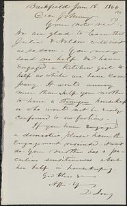 Letter from Zadoc Long to John D. Long, June 18, 1866