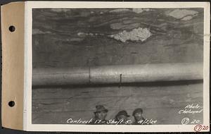 Contract No. 17, West Portion, Wachusett-Coldbrook Tunnel, Rutland, Oakham, Barre, Shaft 5, Rutland, Mass., Apr. 2, 1929