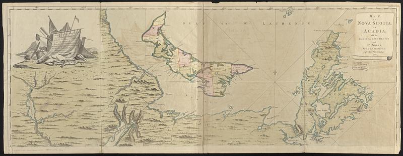 Map of Nova Scotia, or Acadia
