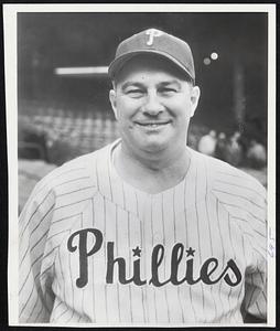 Eddie Sawyer. Whiz Kids' Happy Manager.