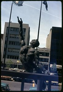 Prudential statue Boston