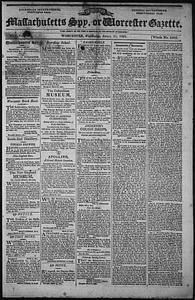 Thomas's Massachusetts Spy, or, Worcester Gazette