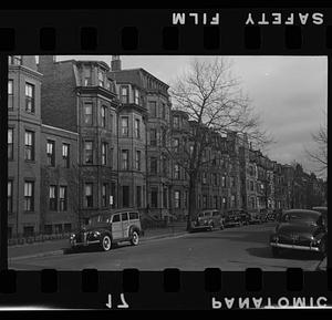 Marlborough Street, Boston, Massachusetts, between Fairfield Street and Gloucester Street