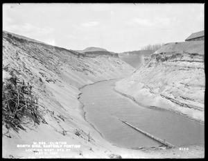 Wachusett Reservoir, North Dike, easterly portion, station 27; looking west, Clinton, Mass., May 11, 1900