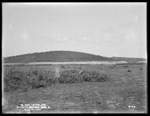 Wachusett Reservoir, stumps drying, Section 5, Sterling, Mass., May 16, 1900