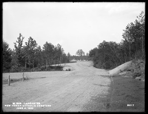 Wachusett Reservoir, new Roman Catholic Cemetery, Lancaster, Mass., Jun. 6, 1900