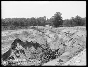 Distribution Department, Low Service Spot Pond Reservoir, core trench of Dam No. 8, Section 3, south of station 4, Stoneham, Mass., Jun. 26, 1900