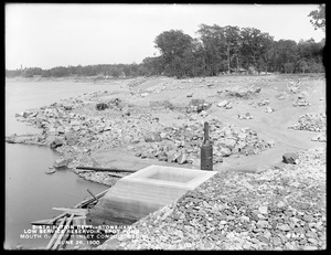 Distribution Department, Low Service Spot Pond Reservoir, mouth of upper inlet conduit, Section 6, Stoneham, Mass., Jun. 26, 1900