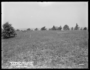 Distribution Department, Southern High Service Forbes Hill Reservoir, site of, looking west towards proposed standpipe, X385 Y325, Quincy, Mass., Jun. 27, 1900