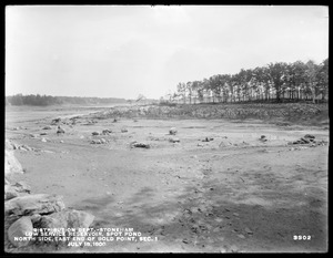 Distribution Department, Low Service Spot Pond Reservoir, north side, east end of Bold Point, Section 1, Stoneham, Mass., Jul. 18, 1900
