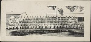 Troop "H" Third Sq. T.G.G.S.C. Regiment (P) Fort Riley, Kansas, 1st Lt. Arthur J. Trentine - commanding, no. 188