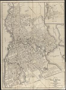 Map of the city of Fall River, Mass.