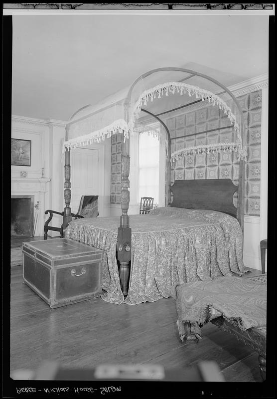 Peirce-Nichols House, Salem, interior, bedroom