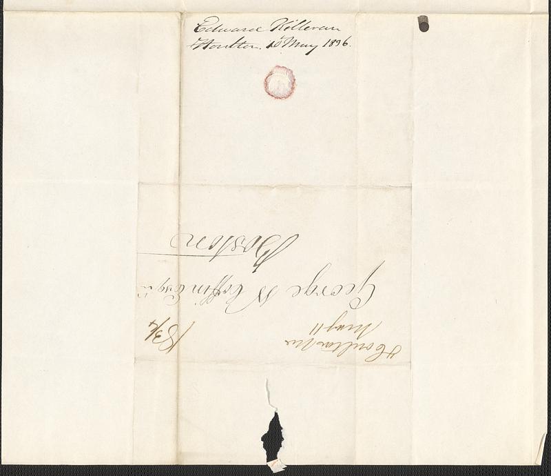 Edward Killeran to George Coffin, 10 May 1836 - Digital Commonwealth