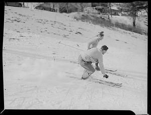 Skiing at Springfield College