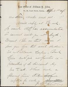 Letter from John D. Long to Zadoc Long and Julia D. Long, April 1, 1867