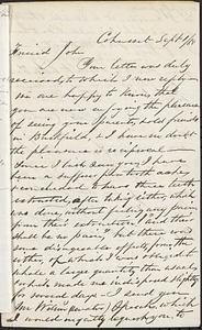 Letter from Thomas F. Cordis to John D. Long, September 1, 1868