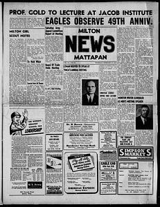 Milton Mattapan News, February 27, 1947
