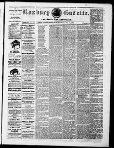 Roxbury Gazette and South End Advertiser, February 11, 1869