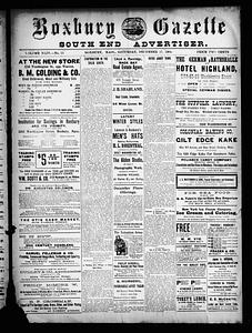 Roxbury Gazette and South End Advertiser, December 17, 1904