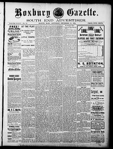 Roxbury Gazette and South End Advertiser, December 15, 1894