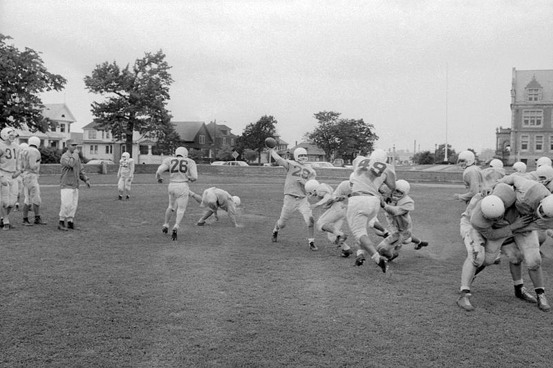 Dartmouth High School football practice - Digital Commonwealth