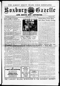 Roxbury Gazette and South End Advertiser, April 22, 1949