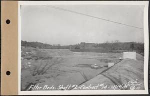 Contract No. 14, East Portion, Wachusett-Coldbrook Tunnel, West Boylston, Holden, Rutland, filter beds at Shaft 2, Holden, Mass., Dec. 19, 1928