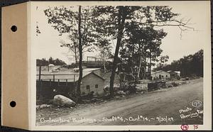 Contract No. 14, East Portion, Wachusett-Coldbrook Tunnel, West Boylston, Holden, Rutland, contractors buildings, Shaft 4, Rutland, Mass., Sep. 30, 1929