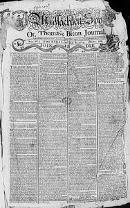 The Massachusetts Spy, or, Thomas's Boston Journal