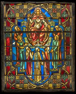 Jesus surrounded by seven people