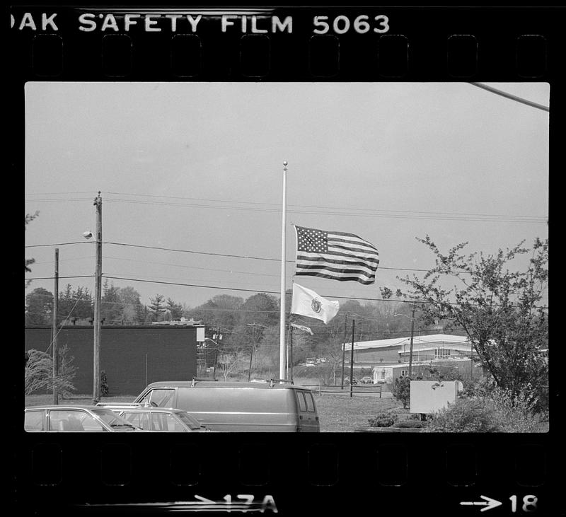 Flag at half mast