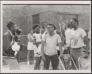 Robert “Bird” Richman and Stacy Evans in Newtowne Court