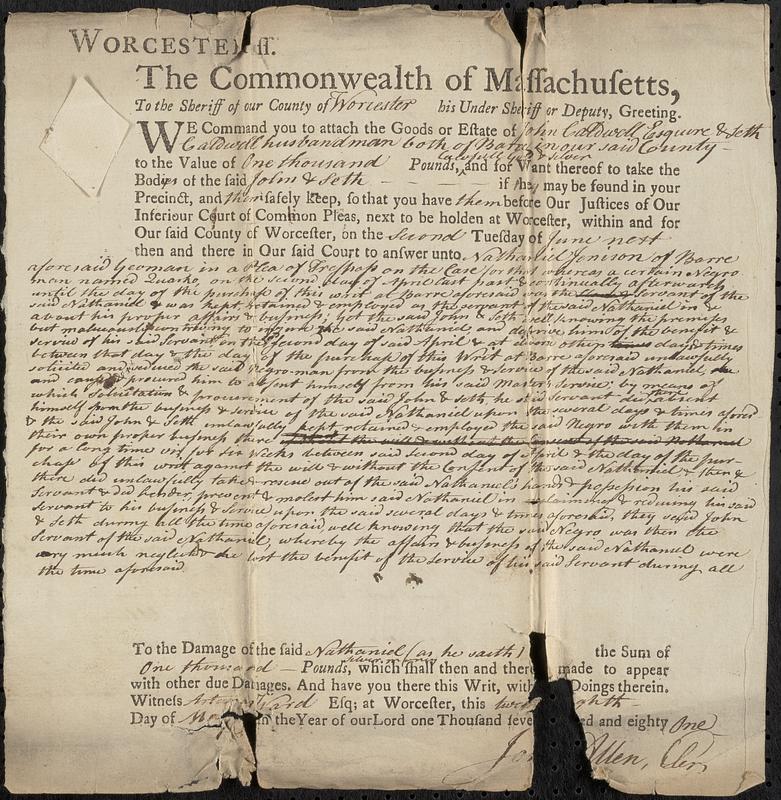 Writ of Attachment