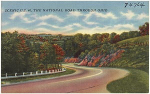 Scenic U.S. 40, the national road through Ohio
