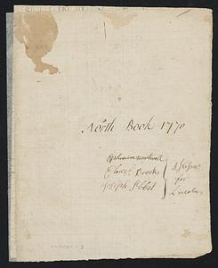 The north book, 1770