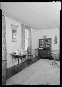 Peirce-Nichols House, Salem: interior, upstairs sitting room
